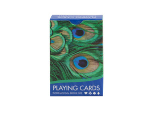 Lifestyle: Playing Cards - Peacock Feathers