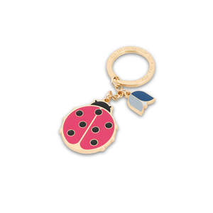 Lifestyle: CM - Key Ring - Ladybird - Fuchsia
