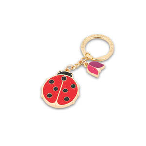 Lifestyle: CM - Key Ring - Ladybird - Cherry Red
