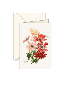Greeting Cards: Card T - Anemone