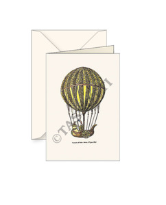 Greeting Cards: Card T - Hot Air Balloon 1