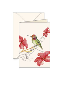 Greeting Cards: Card T - Hummingbird