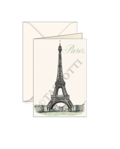 Greeting Cards: Card T - Eiffel Tower