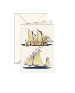 Greeting Cards: Card T - Yachts