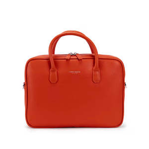 Accessories: CM - Boston Briefcase - Orange