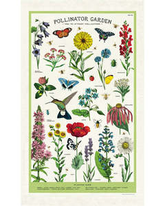 Tea Towel - Pollinator Garden