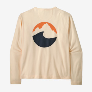 Mens Casual Fleece: Men's Lightweight Applied Imagination Wildrise Crewneck