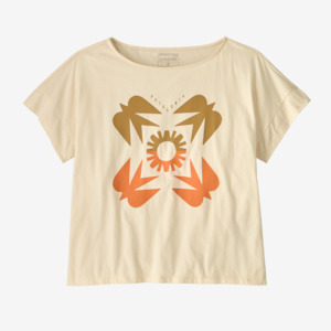 Women's Sunfirst Relaxed Drop-Sleeve Organic T-Shirt