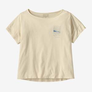 Fair Trade: Women's Waves Rolling Relaxed Drop-Sleeve Organic Shirt
