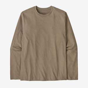 Mens Organic Cotton: Men's Long-Sleeved Essential Tee