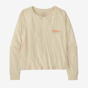 Women’s Long-Sleeved Water People Banner Easy-Cut T-Shirt