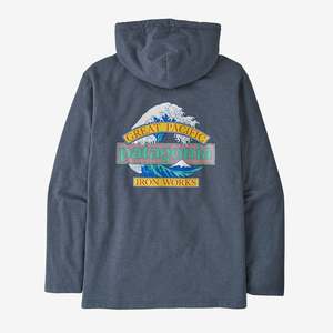 Mens Casual Fleece: Men’s Lightweight Great Waves Wildrise Hoody