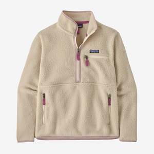 Women's Retro Pile Fleece Marsupial Pullover