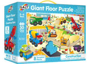 Construction Site Giant Floor Puzzle