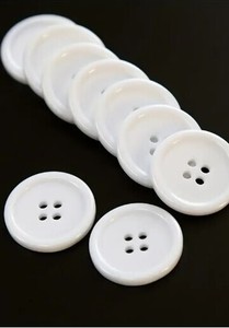 Products: 10 Pack 15mm White Buttons