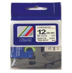 Products: Brother Tze231 Label Tape Black on White