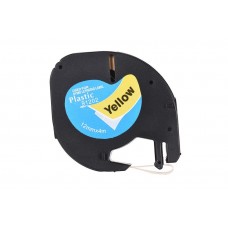 Products: Dymo 91202 Black on Yellow Tape 12mm x 4m - Inkshop