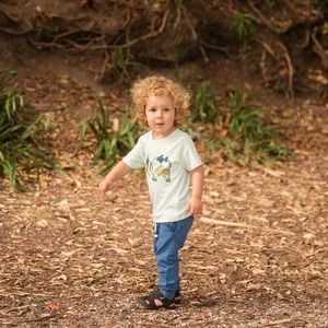 Organic Cotton Bottoms: Organic Cotton Nautical Blue Fleece Pants