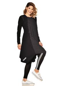 Accessories 1: PAULA RYAN Footless Striped Tights