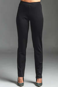 Pants: PAULA RYAN ESSENTIALS Narrow Leg Pants - Ironsand Roma
