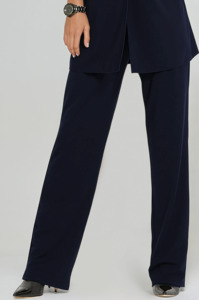 PAULA RYAN Tailored Pant - Microjersey Navy
