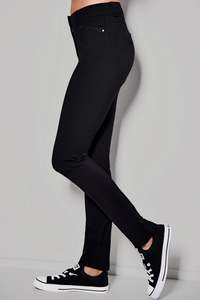 Pants: PAULA RYAN Stretch Roma Jean - Black