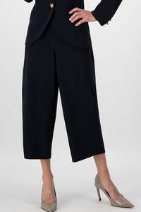 Pants In Microjersey: PAULA RYAN Osaka Pant - Microjersey Black