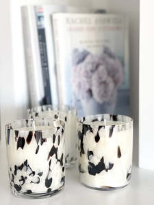 Home Decor: AMANDA ALEXANDER Dalmation Candle - S - Capri