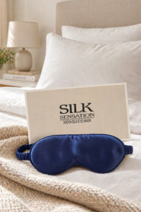 Accessories 1: SILK SENSATION - Eye Mask - Royal Blue