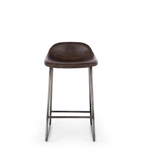 Barstools: Haus Barstool - Dark Brown