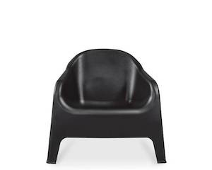 Enzo Outdoor Chair - Black (Stackable)