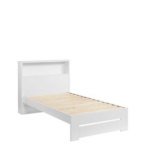 Collection Platform10: Cosmo Slatframe Bed with Storage Headboard - Single or King Single