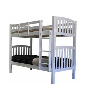 Collection Haven Distributing Company: Riley Bunk - Single  - White (Suitable for Commercial)