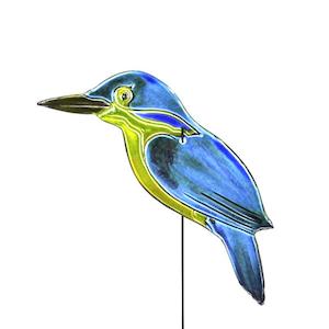 Collection Morris James: Garden Art Stand - Kingfisher