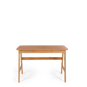 The Radius Collection: Radius Desk - Oak Top