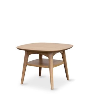 The Oslo Collection: Oslo Side Table w Shelf