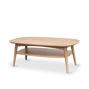 The Oslo Collection: OSLO Coffee Table with Shelf