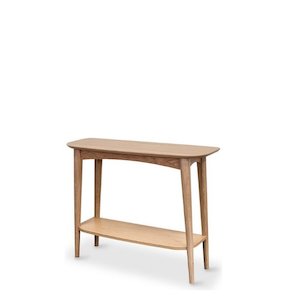 The Oslo Collection: Oslo Console Hall Table with Shelf