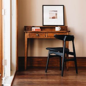 The Irish Coast Collection: Irish Coast Writing Bureau Desk & Kaiwaka Dining Chair