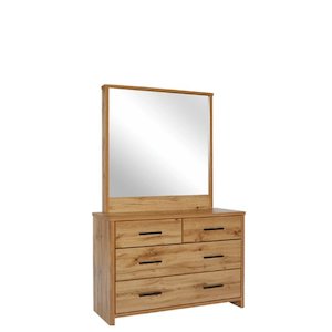 The Nova Collection: Nova Dresser and Mirror 4 or 6 Drawer