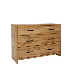 The Nova Collection: Nova Lowboy 6 Drawer