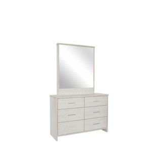 The Atlas Collection: Atlas Dresser & Mirror 6 Drawer