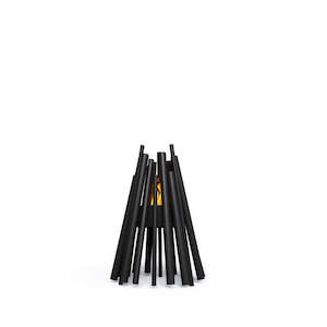 Ecosmart Stix: Ecosmart Fire: Stix 8 + AB8 Burner - Black Burner