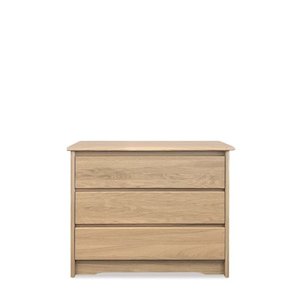 The Strada Collection: Strada BR Lowboy 3 Drawer - Oak