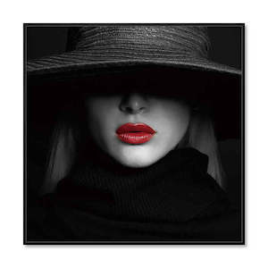 New Perspex Art: Mysterious Lady 1000sq Perspex Wall Art