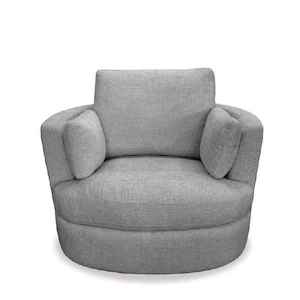 Cuddle Swivel Chair - Mornington Slate