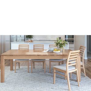 Collection Sorenmobler: Attra  Dining Table - Single Extension - two sizes to suit