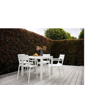 Outdoor: Alfresco Matzo & Villa Dining Set - 5 Pce