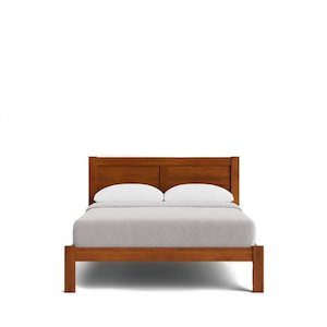 Portland Slatframe with Panel Headboard