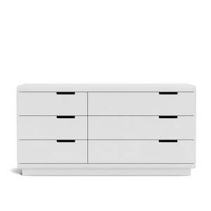 Karamea Lowboy 6 Drawer Large 1445w - With Cut Out (Pine)